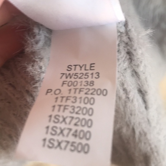 LUCKY BRAND sweater size extra large silver XL - Picture 5 of 5